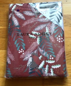 LAURA ASHLEY DOPPELGRÖSSE BETTWÄSCHE SET 100 % BAUMWOLLE ROTKEHLCHEN NEU MIT ETIKETT HERBST HERBST WEIHNACHTEN - Bild 1 von 2