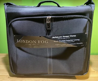 Сумка для одежды на колесиках London Fog Knightsbrige черная 44 дюйма чемодан - Изображение 1 из 4