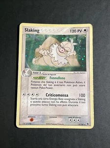 Pokemon Ita Rare Holo Foil Slaking 12/109 Ex Rubin und Saphir - Bild 1 von 7