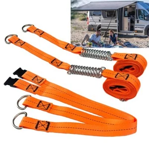 Awning Tie Down Kit Type S Black For Fiamma F35 F45 F65 Motorhome Caravan New - Picture 1 of 12