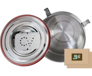 Contenedor de almacenamiento de curado por humedad CVault de 8 litros, 10" x 7" ¡NUEVO MODELO 2025! -CV70 - Imagen 1 de 3