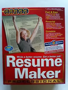 Individual Software Resume Maker Professional Version 12 - Picture 1 of 3