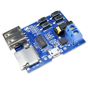 TF Card U Disk MP3 Format Decoder Board Aamplifier Decoding Audio Player Module - Zdjęcie 1 z 12
