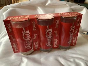 2 SET da 3 Bicchieri COCA COLA Vintage  - Foto 1 di 5