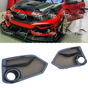 Cubierta antiniebla de fibra de carbono estilo JS para Honda Civic 10th FK8 Type-R 2017+ - Imagen 1 de 14