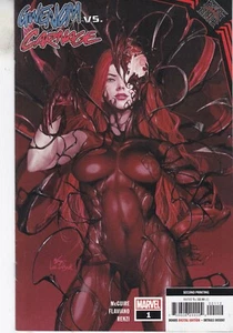 MARVEL COMICS KING IN BLACK GWENOM VS CARNAGE #1 JAN 2021 2ND PRINT LEE VARIANT - Picture 1 of 1