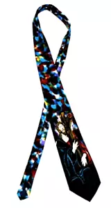 VTG Everyday Jesus Necktie Multicolor 100% Polyester Religious Christian Symbols - Picture 1 of 13