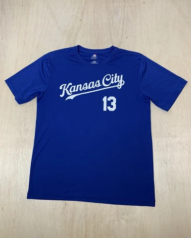 Kansas City KC ROYALS T-Shirt World Series Champions  Blue Men’s Size Large Cover