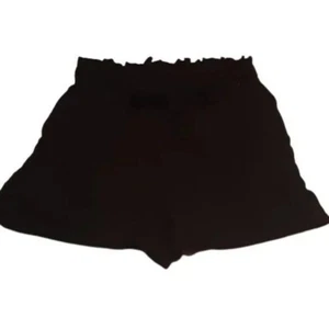 Pull & Bear Elastic Waist Athleisure Casual Shorts Black Size M - Picture 1 of 4