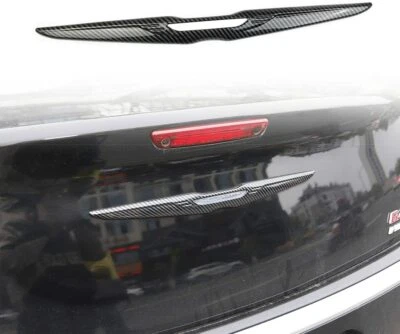Rear Door Trunk Logo Badge Cover Trim Decor For 2011+ Chrysler 300 Carbon fiber Foto 1 de 4