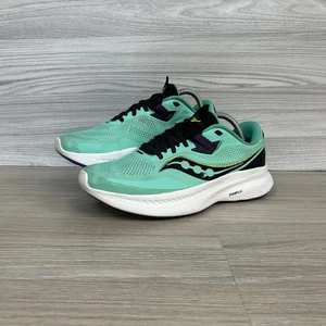 Saucony Ride 15 Laufschuhe Größe 8,5 Laufschuhe Fitnessstudio grün weiß - Bild 1 von 15