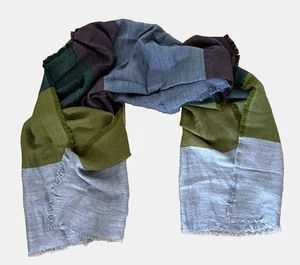 J. JILL MULTICOLOR BLOCKED WOMEN'S NECK SCARF WRAP - Picture 1 of 2