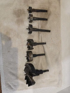 Lot of 5 Milwaukee Self Feed Drill Bits & 1 Lenox Self Feed Drill Bits Plumber - Picture 1 of 5