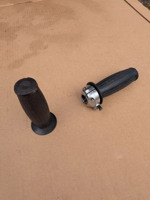 Conjunto de acelerador BSA original vintage con empuñaduras originales Foto 1 de 2