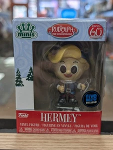 Funko Minis Rudolph Red Nosed Reindeer Hermey 60th Anniversary Metallic Chase - Picture 1 of 6