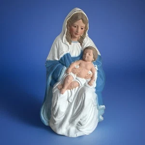 Vintage 27" TPI Christmas Nativity Mary Baby Jesus Blow Mold 1996 Holiday Lights - Picture 1 of 7