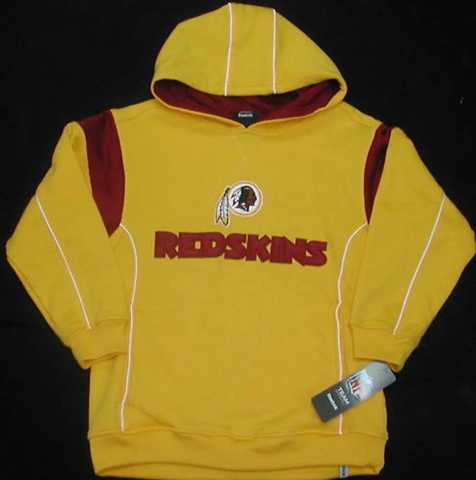 REDSKINS REEBOK SUDADERA CON CAPUCHA SUDADERA CON CAPUCHA JUVENIL S M L XL Foto 1 de 1