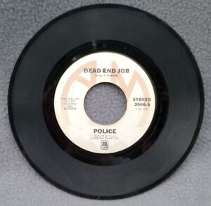 Police: Dead End Job / Roxanne (A&M Records) - 7" 45 RPM Record