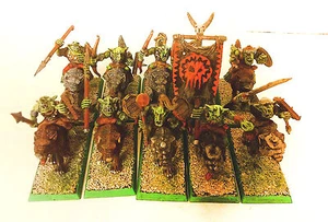 ** WARHAMMER ** GOBLIN WOLF RIDERS WEEL PRO PAINT/ CAVALCALUPO GOBLIN - Imagen 1 de 1