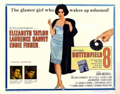 BUTTERFIELD 8 (1960) Elizabeth Taylor- Public Domain Movie DVD NO CASE - Image 1 of 3