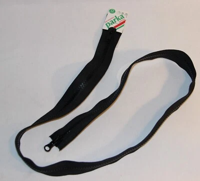 Coats Dual-Separating Parka Zipper Black 36" 36in Art F44 Ski-Jackets Ski-Pants - Image 1 of 4