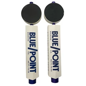 Lot of 2 BLUE POINT Brewing Brewery Draught Beer Bar Pub BLANK Tap Handles 12" - Picture 1 of 4