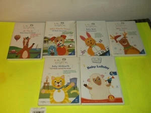 (6) BABY EINSTEIN DVDS -BABY SANTAS/BACH/FAVORITE PLACES/ON THE GO/LULLABY/WORDS - Picture 1 of 2