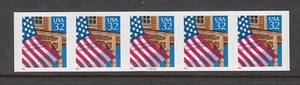 USA PNC SC# 2915A FLAG OVER PORCH 32c SELF ADHESIVE MNH - PL# 97898 10 X 10 - Picture 1 of 1