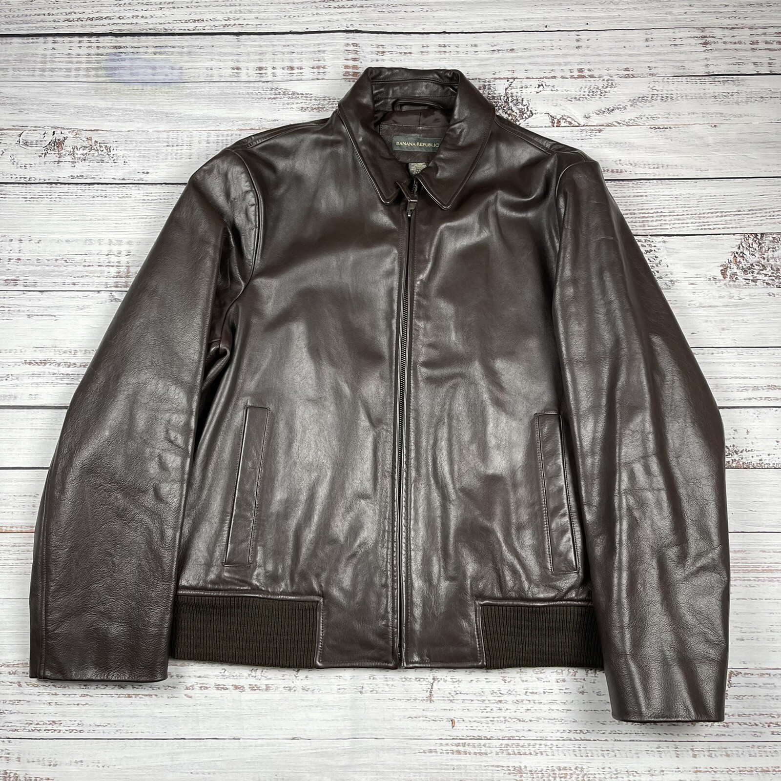 BANANA REPUBLIC GENUINE LEATHER JACKET 