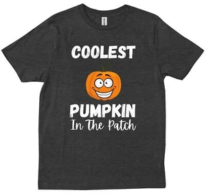 Coolest Pumpkin In The Patch Halloween Boys Girls Men Women Gift New T-shirt - Picture 1 of 9