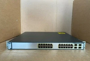 Cisco 3750G-24TS-S1U with IOS 15 & Brackets Cisco WS-C3750G-24TS-S1U (Inc VAT) - Picture 1 of 7