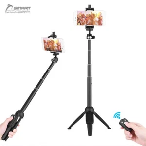 YT9928 Portable Tripod Selfie Stick Bluetooth Remote for iPhone 15 Pro Max Plus - Picture 1 of 6
