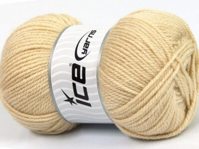 Lote de 4 hilos favoritos acrílico medio 4x100g/210m Lt beige antiguo Foto 1 de 4