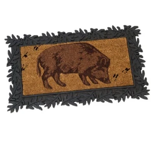 Alfombrilla AKAH con motivo de cuña - estrado para cazadores - regalo de caza - Imagen 1 de 1