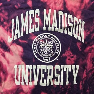 Champion James Madison University Purple Tye Dye Tie Die Adult Women's M Medium - Picture 1 of 6