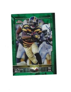 2015 Topps Chrome Green Refractors #8 Le'Veon Bell PITTSBURGH STEELERS - Picture 1 of 1