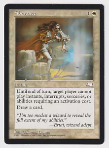 Silver Signed Abeyance MP Weatherlight Artist Thomas Gianni MTG Reserved List! - Picture 1 of 2