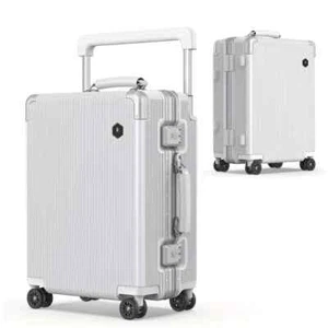 20-In Airline-Approved Carry-On Luggage w/ Aluminum Frame 360 Spinner Wheels - Picture 1 of 17