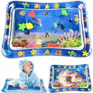 Tummy Time Baby Water Mat Inflatable Infant Baby Toys Fun Activity Center - Picture 1 of 4