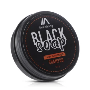 Natürliche graue Haarentfernung schwarze Seifenabdeckung graue Abdeckung Bar Shampoo Verdunkelung - Bild 1 von 17