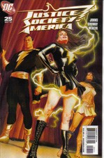JUSTICE SOCIETY OF AMERICA #25 / GEOFF JOHNS / ALEX ROSS COVER / DC COMICS 2009