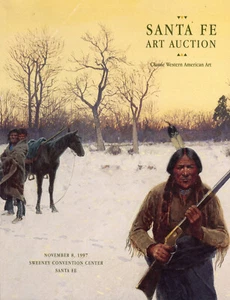 Santa Fe Kunstauktion 1997 Katalog westliche Kunst mit Blatt realisierter Preise - Bild 1 von 2