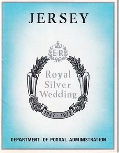 JERSEY 1972 Royal Silver Wedding Presentation Pack MNH - Picture 1 of 2