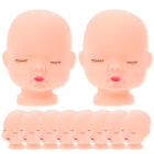  10 Pcs Keychain Accessories Body Part DIY Crafts Doll Heads for Kids Baby Mini
