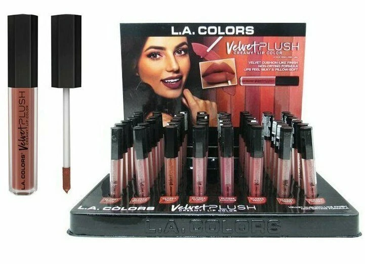 L.A. Colors Velvet Plush Creamy Lip Color ~ Choose Shade - Image 1 of 1
