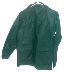 BROWNING Water Proof JACKET Hooded Women's Sz. Small Green NEW in Caring Bag