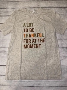 Womens Large Thankful Thanksgiving Swift Shirt - Picture 1 of 2