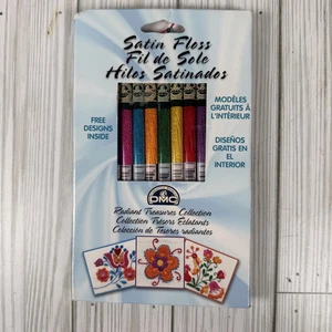 DMC Satin Floss Collection Pack 8.7yd 8/Pkg, Radiant Treasures - Picture 1 of 3