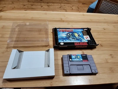 Cybernator SNES Box & Cartridge  Authentic Clean Tested  - Image 1 of 4