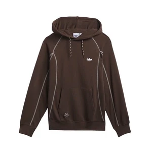 Adidas x Mark Gonzalez Shmoofoil Featherweight Hoodie Dark Brown Size Large - Bild 1 von 9